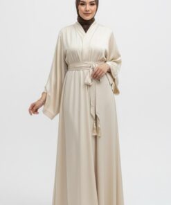 Abaya Lara ~ Crème